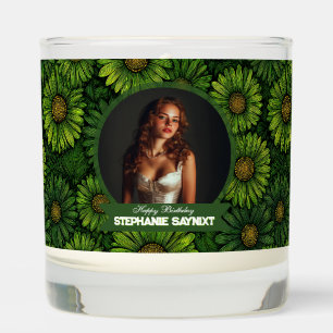 Daisy Inspired Forty Birthday Gift For Wife Scented Candle