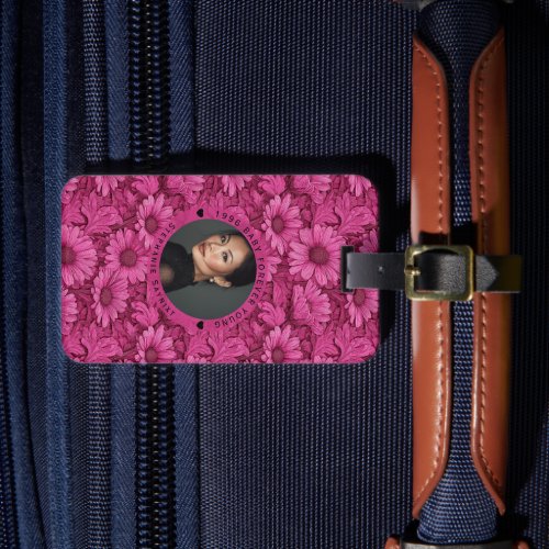 Daisy Inspired Quinceañera Birthday Gifts For Baby Luggage Tag