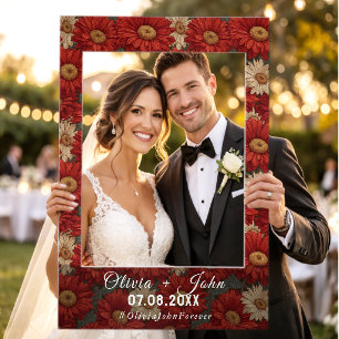 Daisy Inspired Reception Photo Booth Frame Prop Selfie Frame