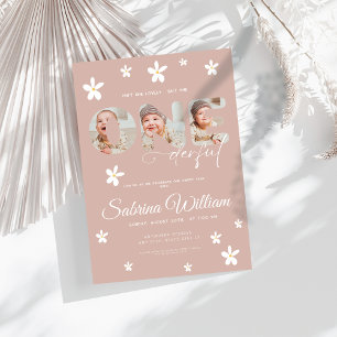 Daisy Isn't She Onederful 1st Birthday 3 photo Invitation