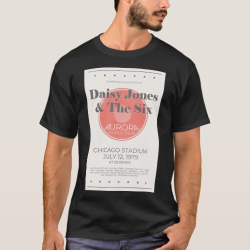 Daisy Jones amp The Six _ Aurora World Tour Post T_Shirt