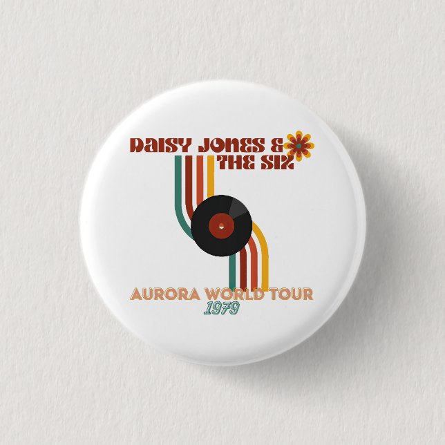Daisy Jones The Six  Button (Front)