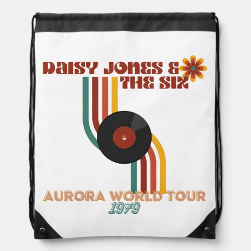 Daisy Jones The Six  Drawstring Bag