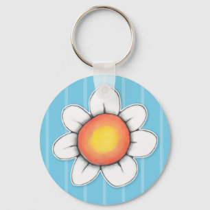 Daisy Joy blue Keychain