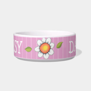 Daisy Joy pink Cat Pet Bowl