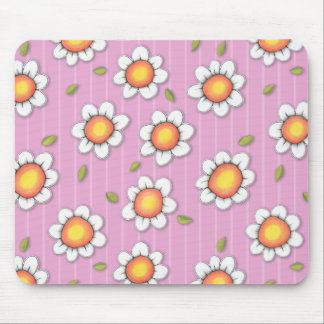 Daisy Joy pink Daisies Mousepad