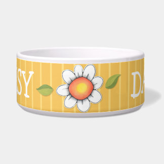 Daisy Joy yellow Dog Pet Bowl
