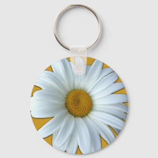 Daisy Key Chains Cheerful Yellow Flower Gifts