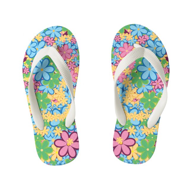 Daisy Kid's Flip Flops (Footbed)