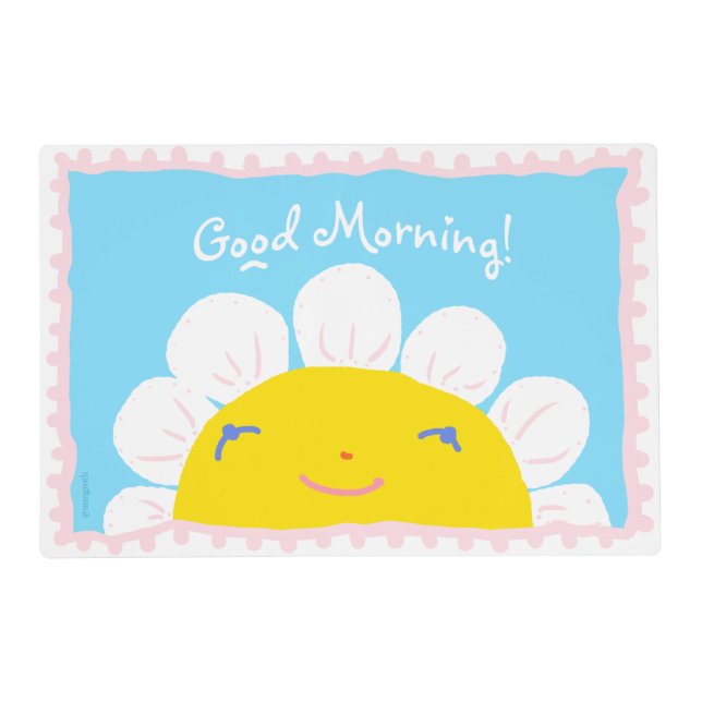Daisy Laminated Placemat (Front)