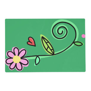 " DAISY" LAMINATED PLACEMAT. PLACEMAT