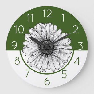 Daisy  large clock