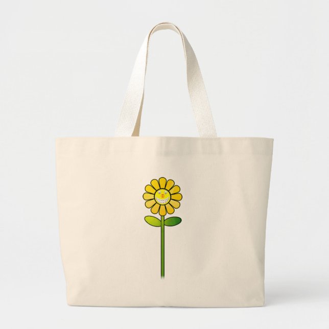 Daisy Large Tote Bag (Front)