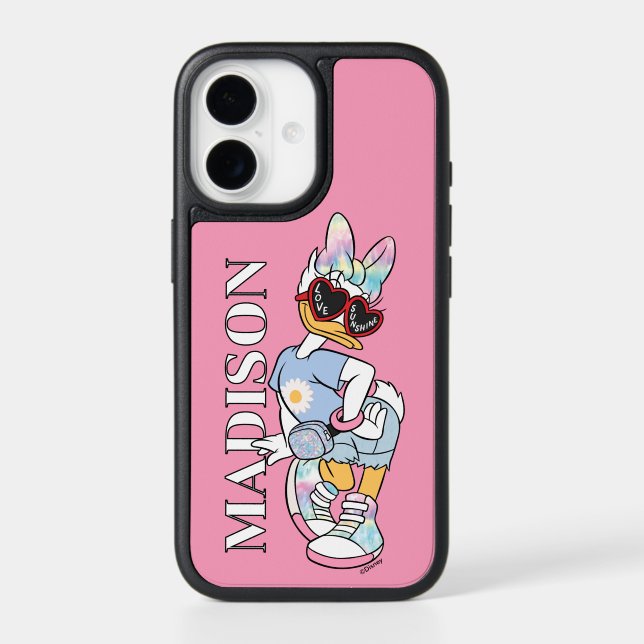 Daisy "Love Sunshine" Retro Sunglasses Graphic Otterbox iPhone Case (Back)