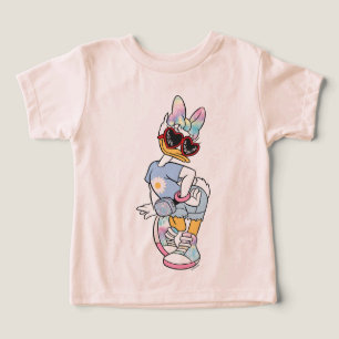 Daisy "Love Sunshine" Retro Sunglasses Graphic Toddler T-shirt