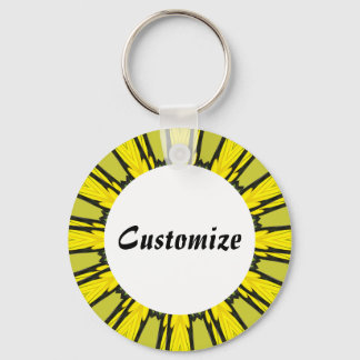 Daisy Mandala Template 31 Keychain