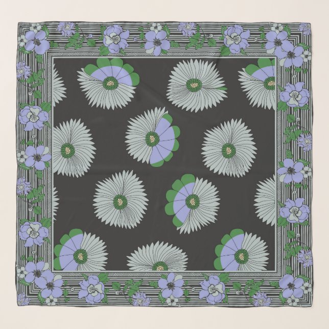 Daisy Manor Scarf Pattern (Front)