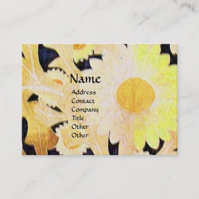 DAISY / MARGUERITE / MARGHERITA BUSINESS CARD (Front)