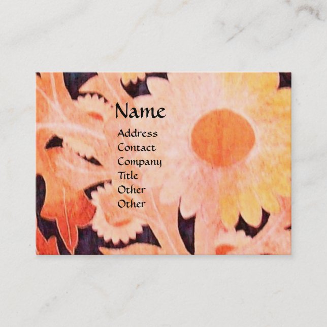 DAISY / MARGUERITE / MARGHERITA BUSINESS CARD (Front)