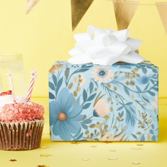 Daisy Meadow Design Wrapping Paper (Birthday Party)