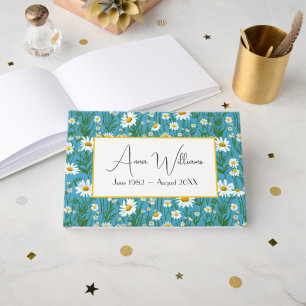 Daisy Meadow for Memorial Service Guest Book