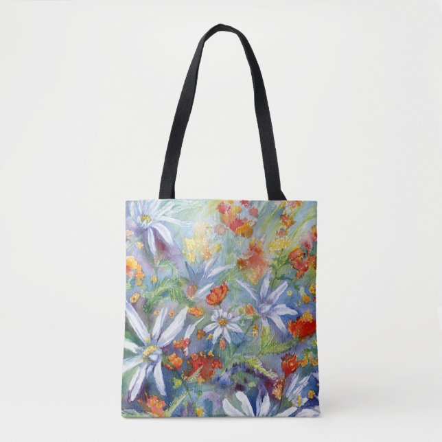 Daisy Meadow Tote Bag (Front)