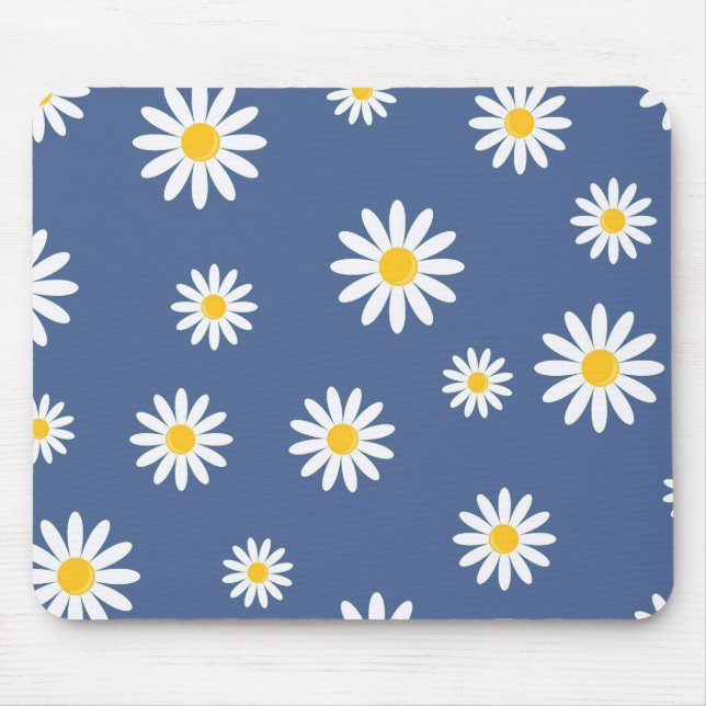 Daisy Meadows Blue Mouse Pad (Front)