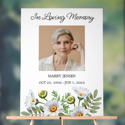 Daisy Memorial Photo Funeral