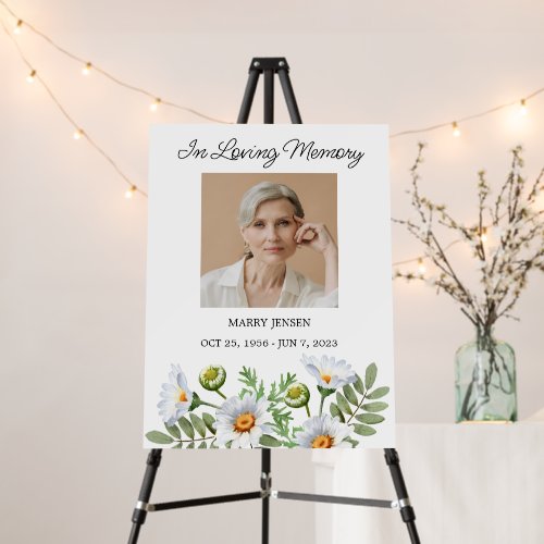 Daisy Memorial Photo Funeral