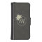 Daisy Monogram Black Leather Vegan