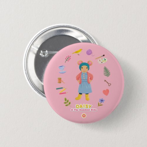 Daisy Motif Button