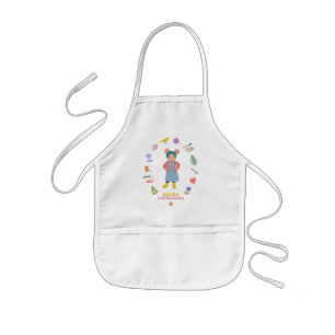 Daisy Motif Kids' Apron