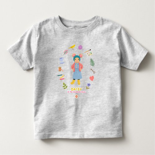 Daisy Motif Toddler T_shirt