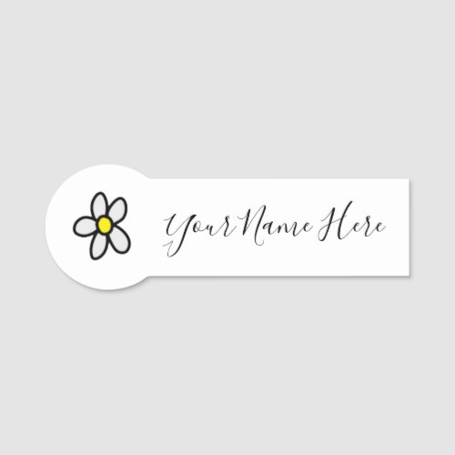 Daisy Name Tag