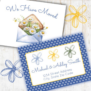 Daisy New Address Note Card