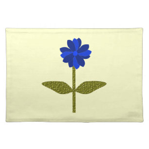 Daisy Ocean Blue Placemat