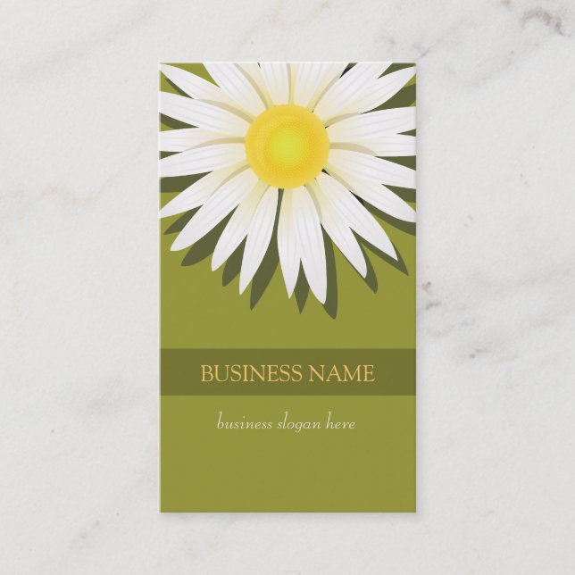Daisy Olive Business Business Card (Front)
