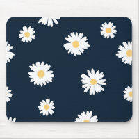 Daisy On Blue Pattern