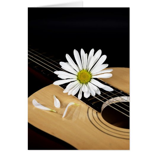 daisy on guitar cards (Front)