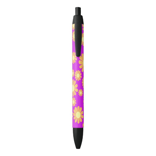 Daisy Orange Magenta Pen (Back (Vertical))
