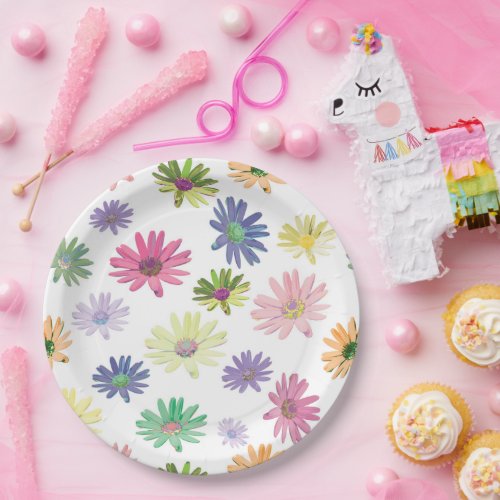 Daisy Paper Plates