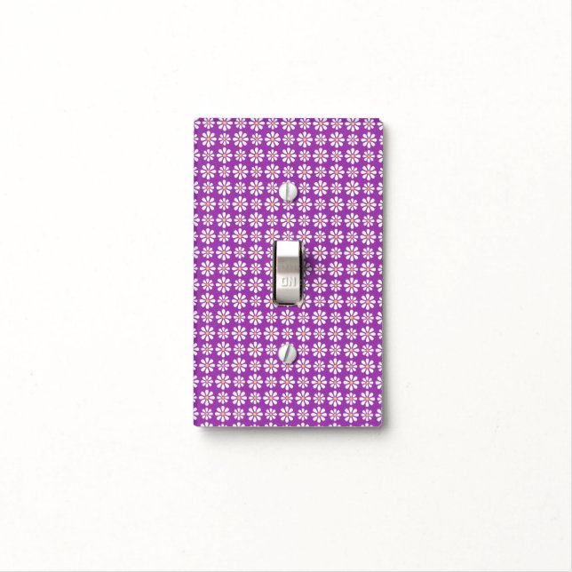 DAISY PATTERN 2 LIGHT SWITCH COVER (In Situ)
