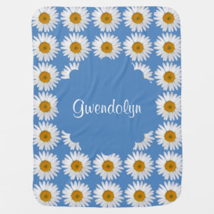 Daisy Pattern Baby Blanket