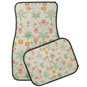 Daisy Pattern (by William Morris) Car Floor Mat