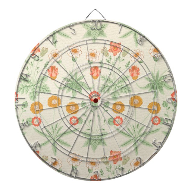 Daisy Pattern (by William Morris) Dart Board (Front)