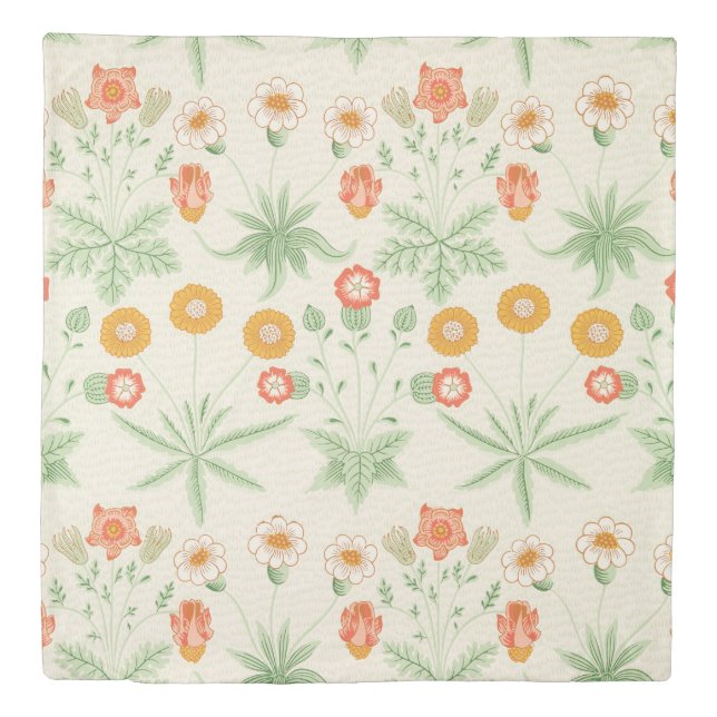 Daisy Pattern by William Morris Duvet Cover (Front)