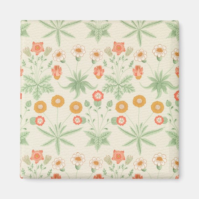Daisy Pattern (by William Morris) Magnet (Front)