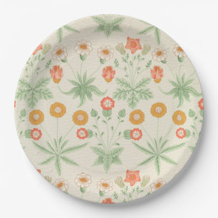 Daisy Pattern (by William Morris) Paper Plates