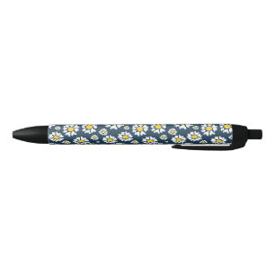 Daisy Pattern, Floral Pattern, White Daisies Pen