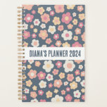 Daisy Pattern Flowers Blooms Floral Cute CUSTOM  Planner<br><div class="desc">Hello! I hope you like this original artwork design. Add your own text,  change the colors or fonts to personalize it. Check my shop for more designs. If you'd like something custom please let me know.</div>